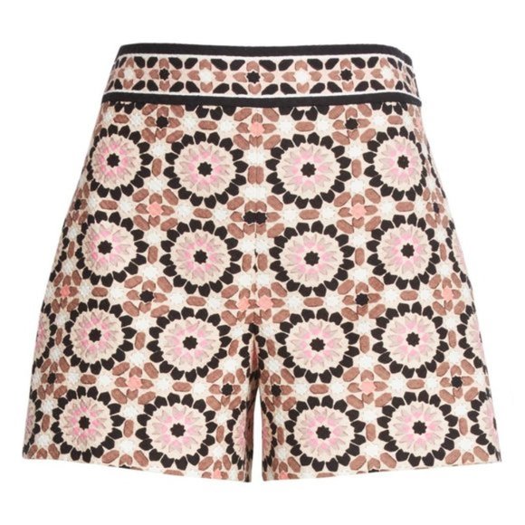 NWOT Kate Spade Floral Mosaic Jacquard Shorts - Picture 6 of 11